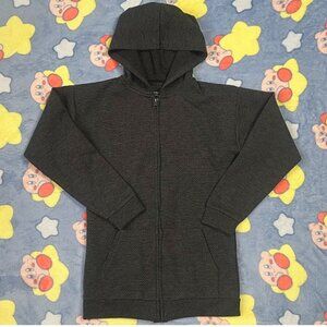 Primark dark gray zip up hoodie Boys size Large